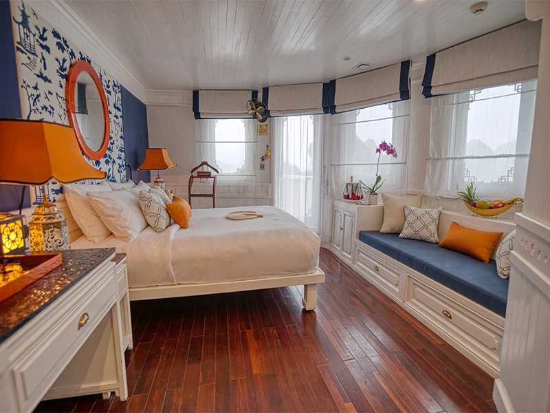 Các hạng phòng trên du thuyền Âu Cơ Hạ Long