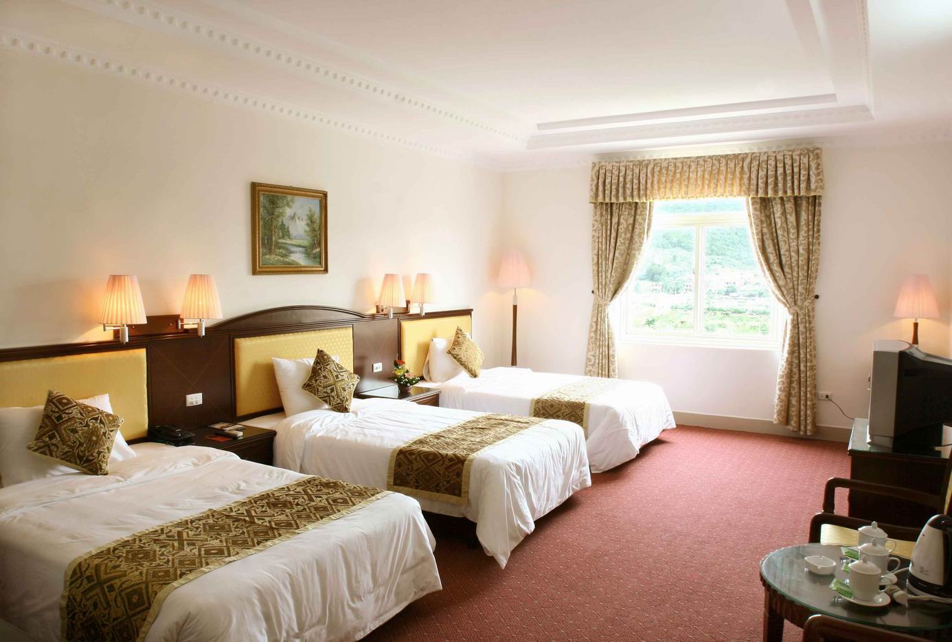 Phòng nghỉ của khách sạn Công Đoàn ở Hạ Long