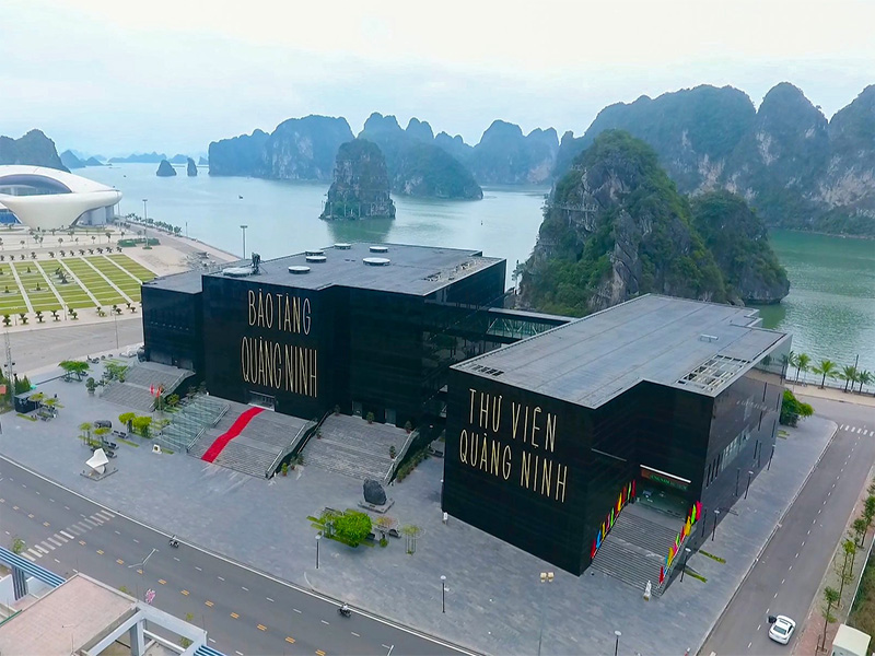 Kiến trúc độc đáo của bảo tàng Quảng Ninh