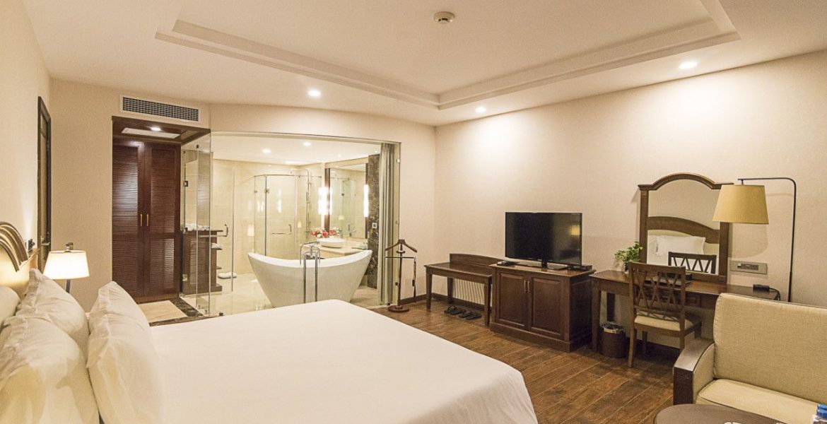 Hệ thống phòng nghỉ khách sạn Sài Gòn Hạ Long