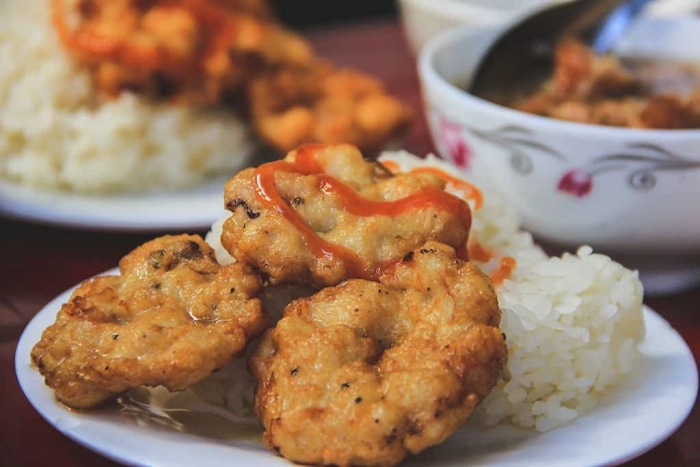 Đôi nét về xôi chả mực Hạ Long